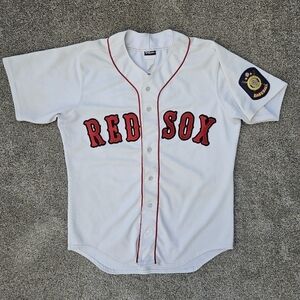 Vintage Red Sox Jersey #32 Alpenrose Embroidered Quality Heavy Baseball Shirt 44